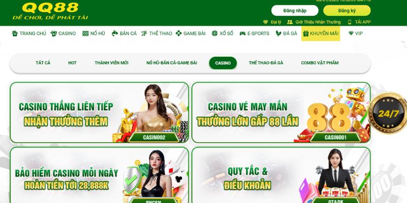 Sơ lược về Casino QQ88