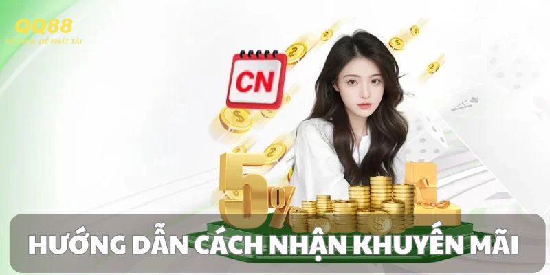 Hướng dẫn các bước để nhận thưởng 5% nạp tiền ngày chủ nhật