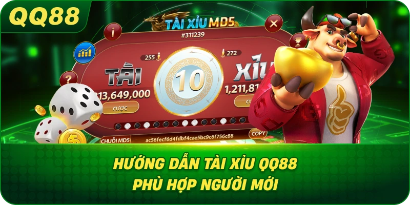 Hướng Dẫn Tài Xỉu QQ88 phù hợp người mới
